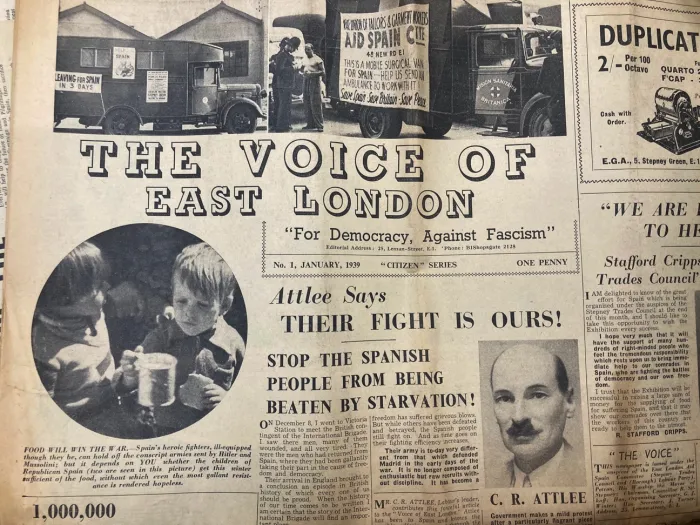 The Voice of East London 1939