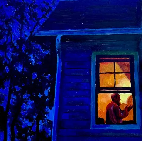 The Night Prayer Painting