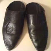 black shoes