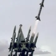 missiles being fired