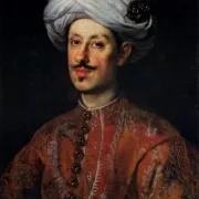 A painting of Abbas ibn Firnás
